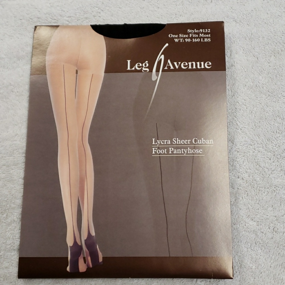 Sheer Cuban Foot Pantyhose